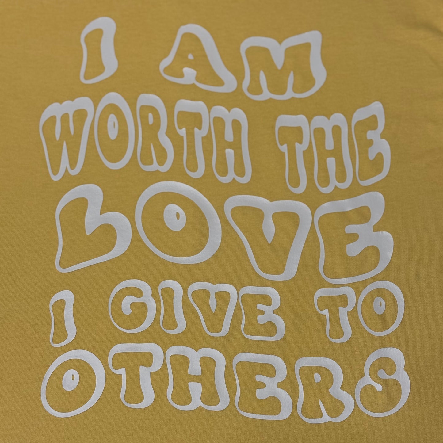 Worthy Tee - Yellow