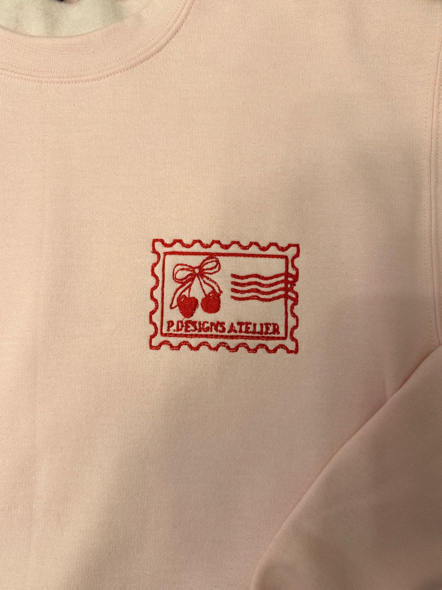 Post stamp Sweater - Pink