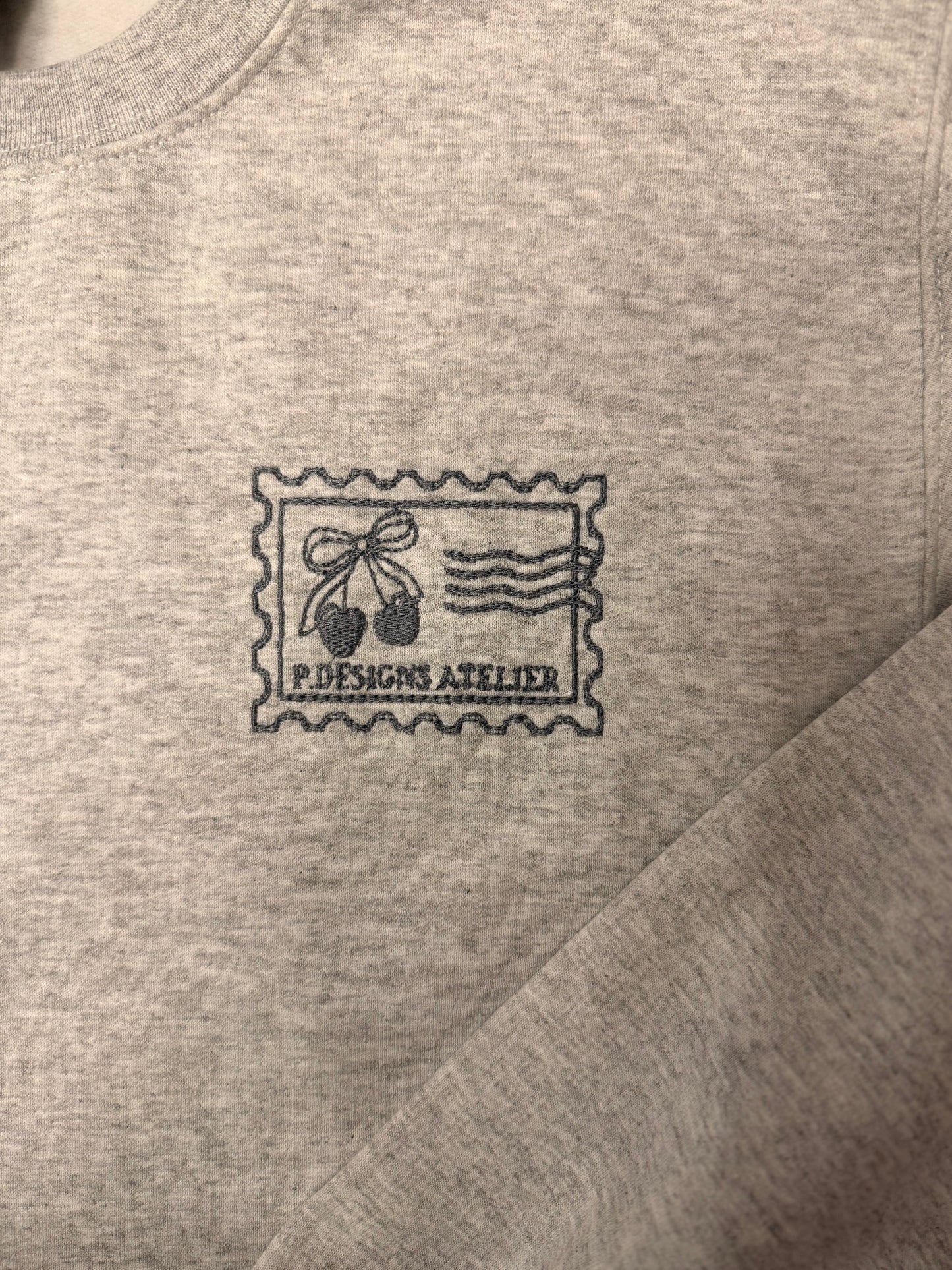 Post stamp sweater - Grey