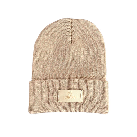 Beige Beanie