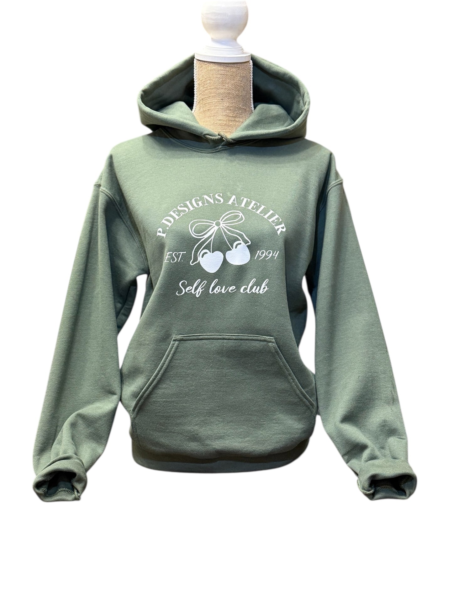 Cherry Hoodie -Khaki