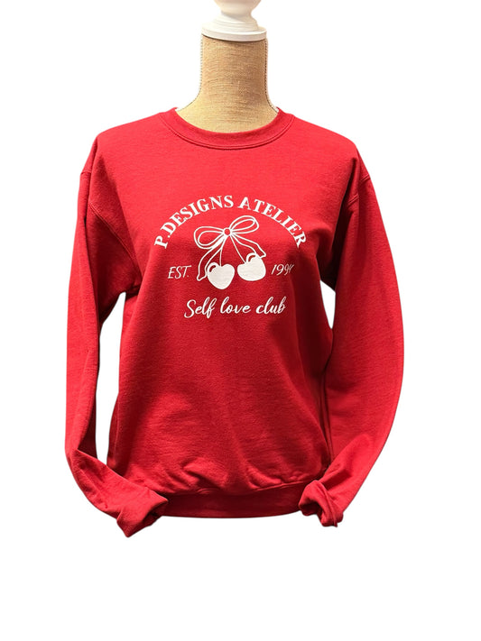Cherry Sweater -Antique Red