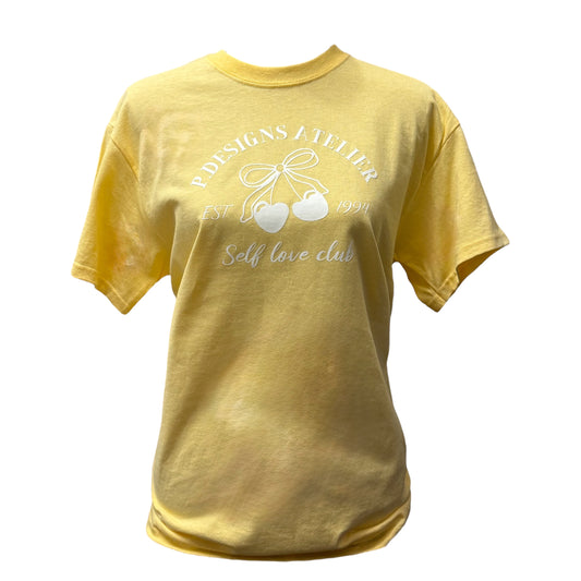 Cherry Tee - Yellow