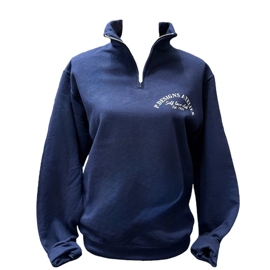 Atelier Quarter Zip Sweater - Navy
