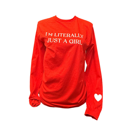 Just a girl -Long sleeve Tee