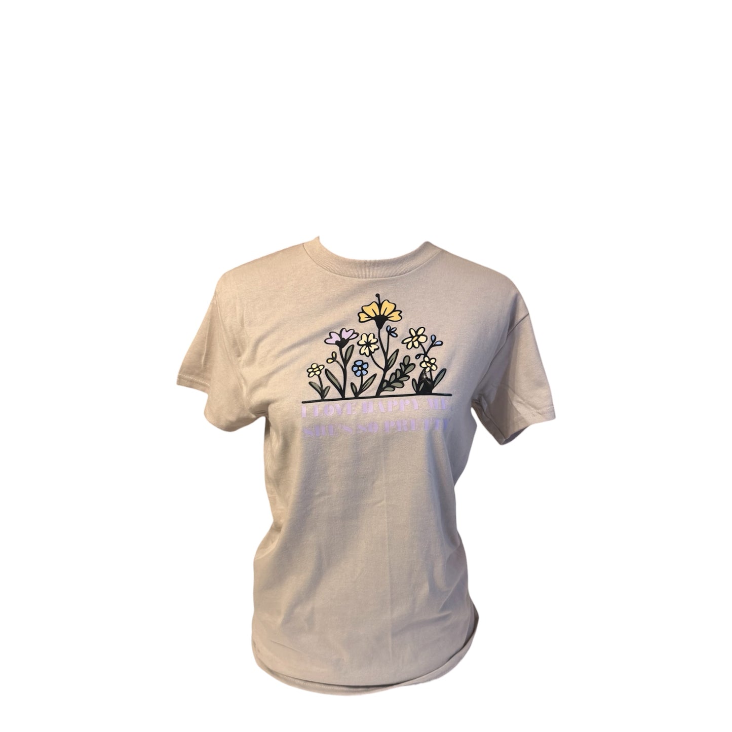 Pretty Tee- Grey