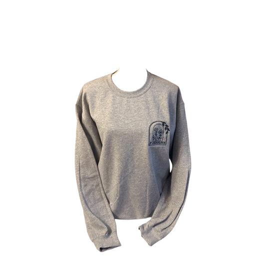 Arched sweater- Grey