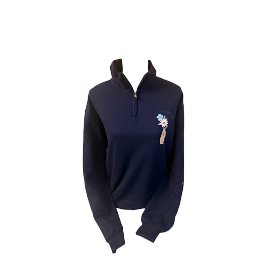 Flowers- Navy